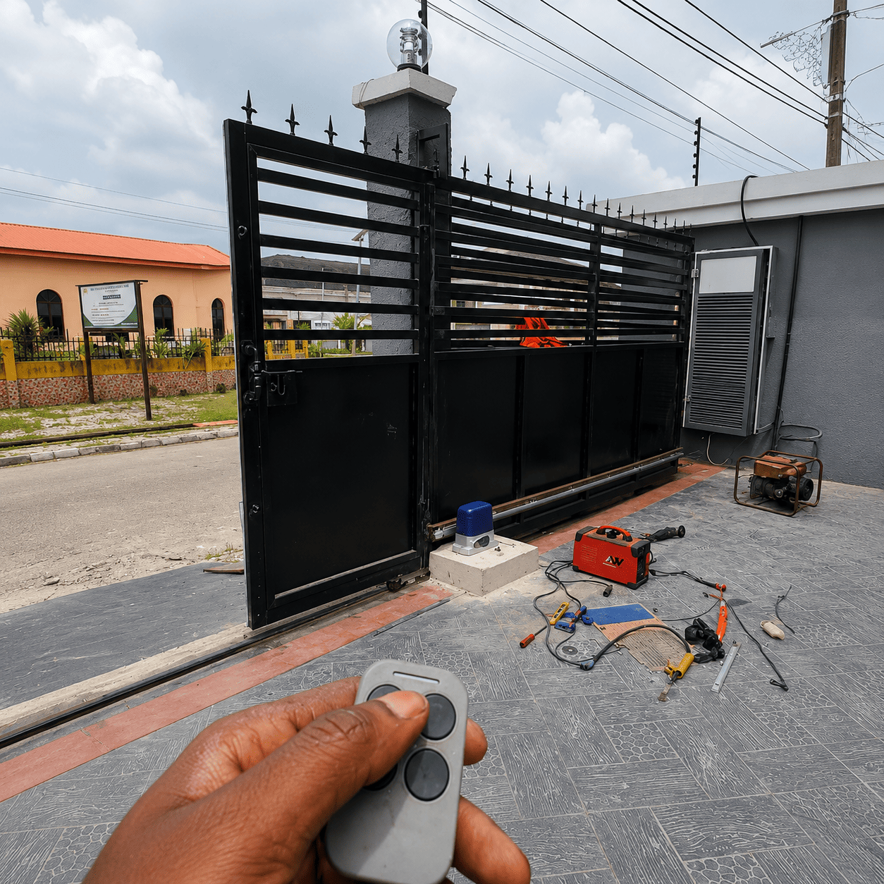 Automated gate system installation